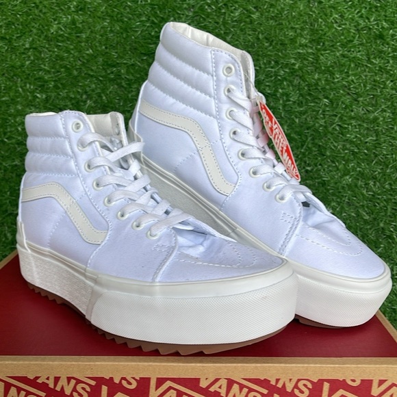 Vans WMNS Sk8-Hi Stacked (Canvas) True White
VN0A4BTWL5R Platforms Sneakers NIB - Picture 8 of 16